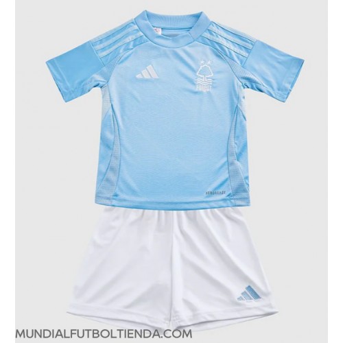 Camiseta Nottingham Forest Tercera Equipación Replica 2024-25 para niños mangas cortas (+ Pantalones cortos)